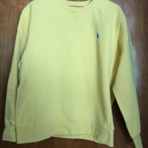 Polo Ralph Lauren yellow Crew neck sweatshirt